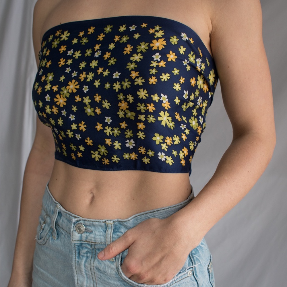 Vintage Floral Scarf